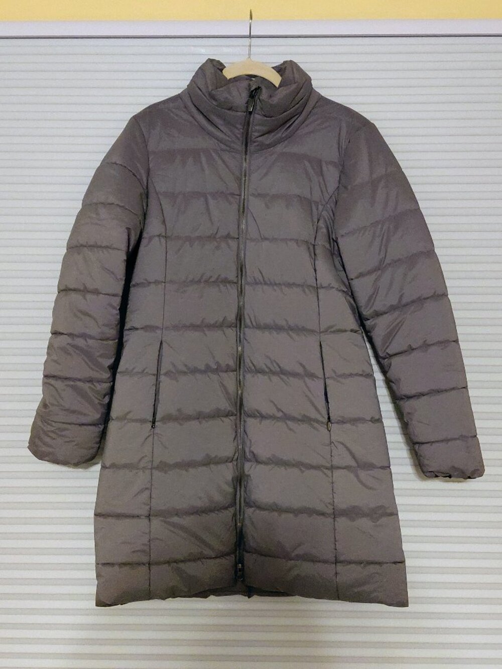 Landway Outerwear Long Grey Puffer Coat M